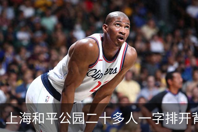 上海和平公园二十多人一字排开背对太阳，园长：搞得心力交瘁